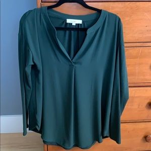 Mixed Media long sleeved blouse